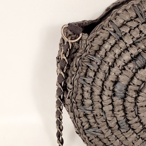 INC Straw Circle Crossbody - Picture 3 of 7
